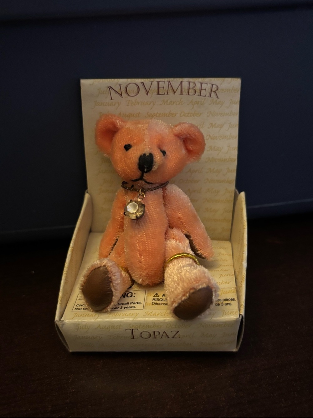Russ Berrie Birthstone Bear “November”
